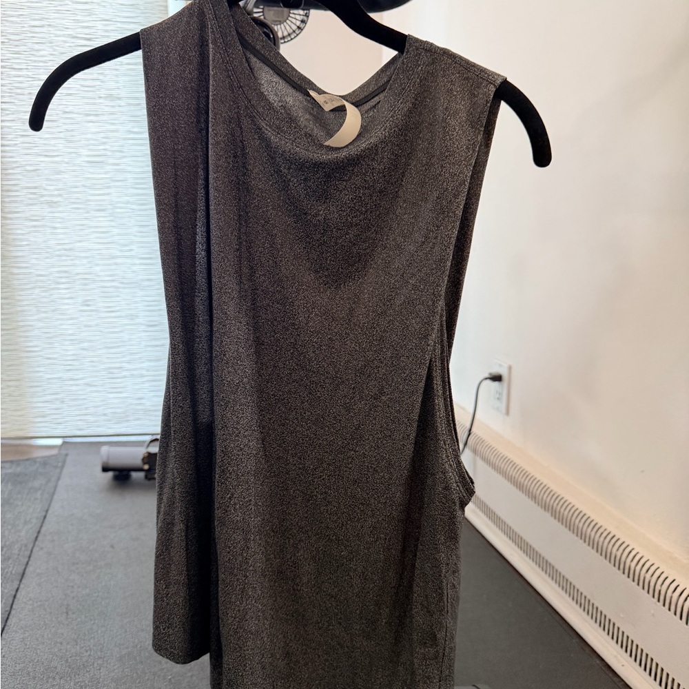 Lululemon SoulCycle Ride and Reflect Muscle Tank Shirt Top Gray